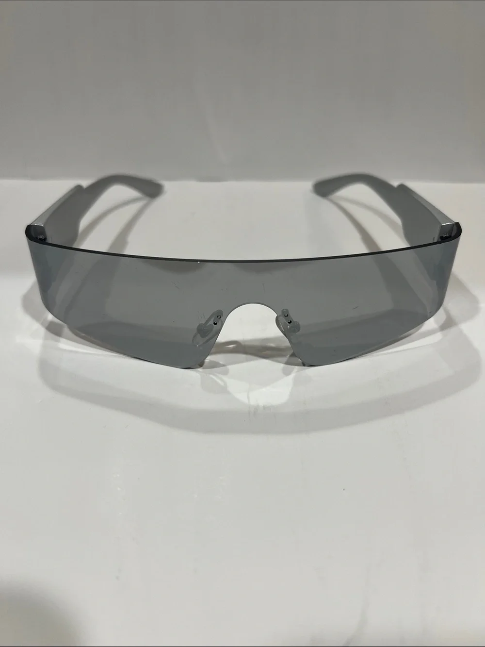 Gray Shield Visor Sunglasses - Lightweight Performance Wearable